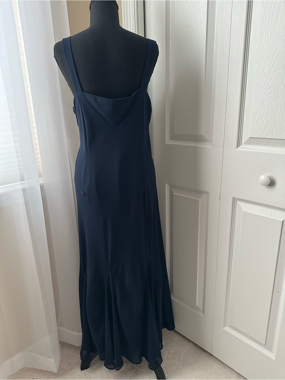 R&M Richards Mother of the Bride Navy Dress with Jacket - Picture 4 of 9